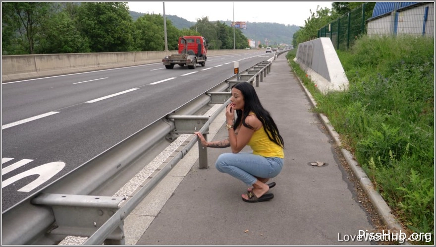 Golden Hour Babe - Busy Road, Silvia Black, MPEG-4 (593 MB | 2025) (pee zone)